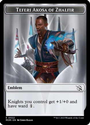 Emblem - Teferi, Akosa of Zhalfir (Token)